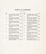 Table of Contents, Lawrence 1875